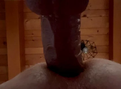 Grandpa Fucks Himself Deeply with His 50 Cm Cock