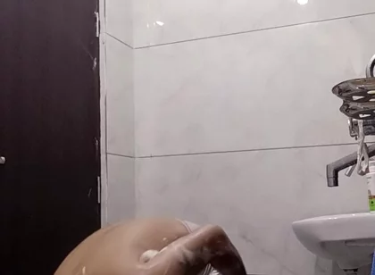 Desi Man Enjoys Water