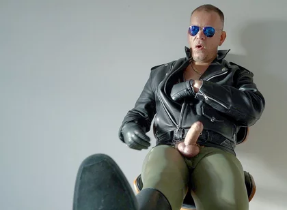 Leather Lycra Hunk 7