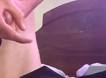 See Me Bust Twice While Jerking on My Knees