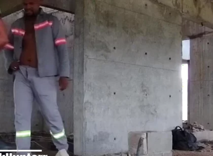 Holiday Day and Fucking Workers in Construction
