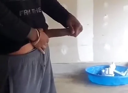 Wanking at work on lunch break