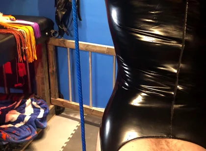 Black Pvc Bodysuit