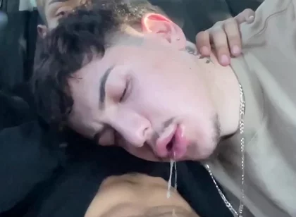 Head Road Sucking Twink Sucked Dry!
