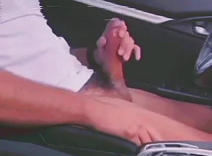 He Shows off His Huge Cock on the Street
