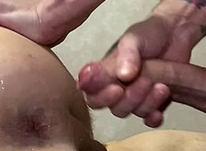 Top With A Big Dick Roughly Fucks Bareback His Friend And Cums On His Ass
