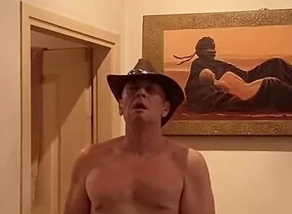 A Lonely Cowboy Masturbating