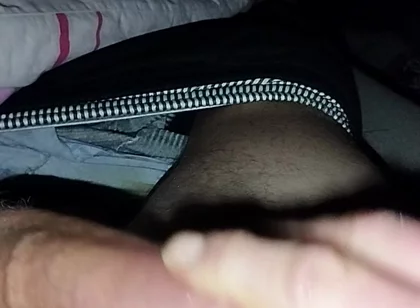 German Uncut Cock Masturbate