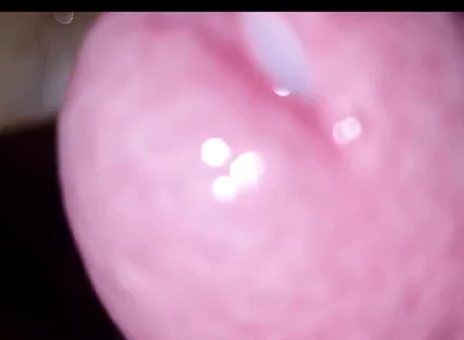 Twice Cumshots with a Hard Cock and Interruption of the First Orgasm