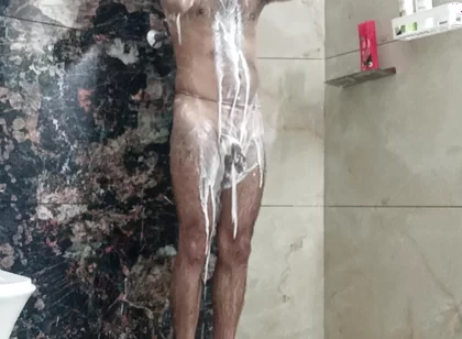 Indian Police Officer Stepfather Get Shower