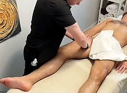French Guy Got Hard During Stretching And Seduced The Masseur