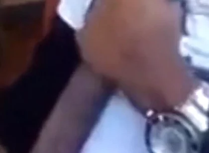 Stroking my big black cock