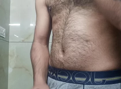 Indian Rajasthani Desi Man Enjoy Shower and Masterbation Show with Neighbour Police Officer