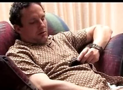 Nice Viewing Of Porn On The Phone Under The Twitching Of The Penis