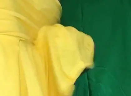 Yellow Skirt, No Panties