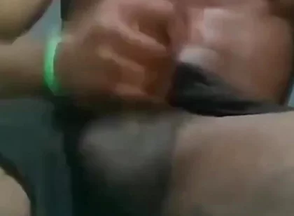 Stroking my hard cock in bathroom massive cumshot