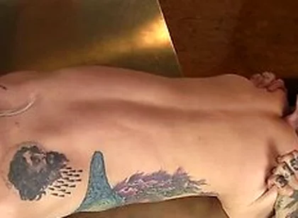 Tattooed Murphy Maxwell Rides Ruckus Big Dick