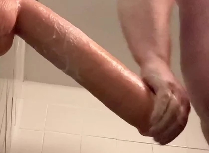 Anal Stretching Whit Massive Toy