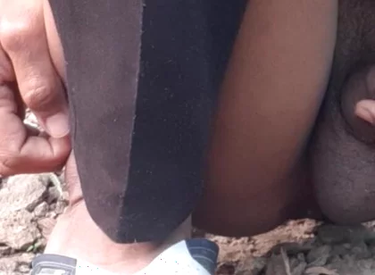 Outdoor Pissing Cock Black Handjob Fuck