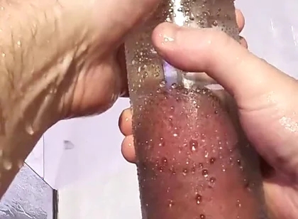 POV Morning Cock Pump with a Big Bear Body