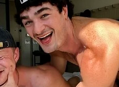American Jock Breeds British Twink With A Fat Ass