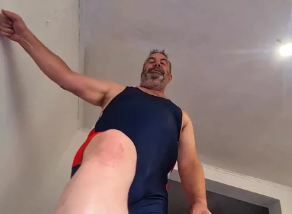 Silver Stepdaddy Wrestler - POV Dirty Lessons in Domination