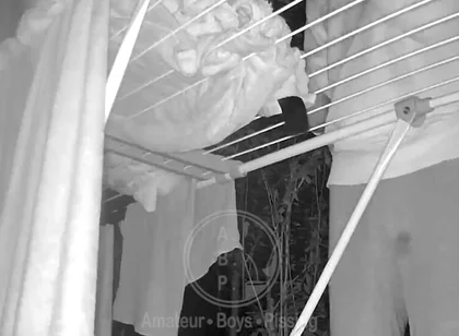 Clean Laundry, Dirty Thoughts - Two Bicurious Flatmates, Jules and Simon, Get Naughty While Hanging Out the Laundry