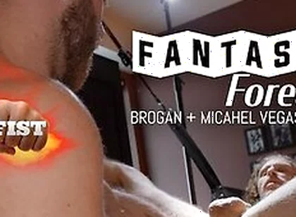 Power Bottom And Rose Bud - Brogan Fist Fucks Straight Dudes Gaping Cunt