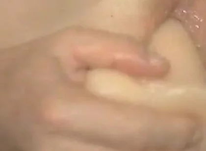 Big Dildo Fucking My Wet Hole