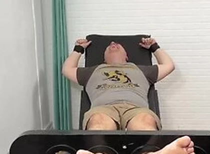 Chubby Dom Matt Finally Got Tickling Torment From Black Stud