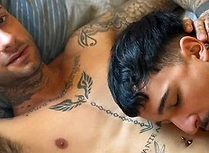 Argentino Xxl And Dragon Rojo In Pair Of Latino Hunks Work Out Their Dicks Together