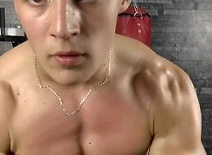 Hot Muscle Boy Kent Mills Shows His Abs