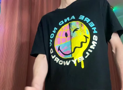 Skinny Twink Student Making a Huge Messy Cum Puddle