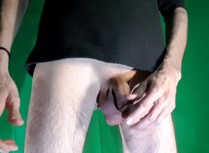 Just a T-shirt and Quite a Bit of Precum