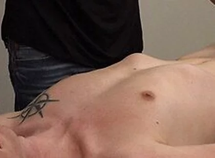 Colin Tanners Big Cock Stroked In Gay Oil Massage