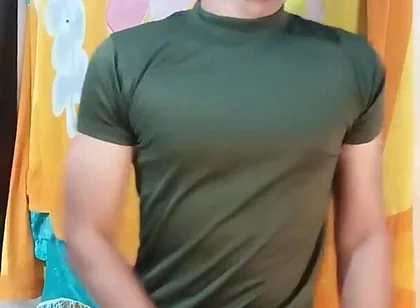 Soldier Jerks off