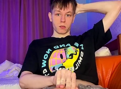 Just a Horny Twink Who Loves to Show off His Big Cock