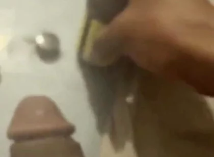 Oiling My Dick Jerking off