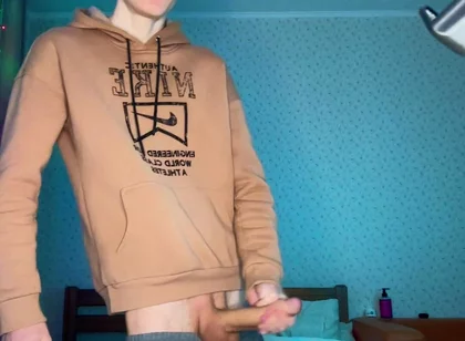 Watch Me Stroke My Huge Nine Inch Cock Until I Explode