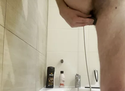 Young French Bisexual in Her Shower