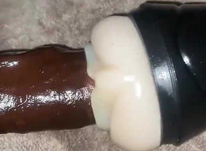 Fucking Torch Fake Pussy Cumming Hard