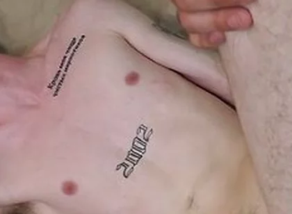 Delinquent Twink Gets His Holes Fucked Rough Bareback Pov & Face Covered In Cum - Beau Mance