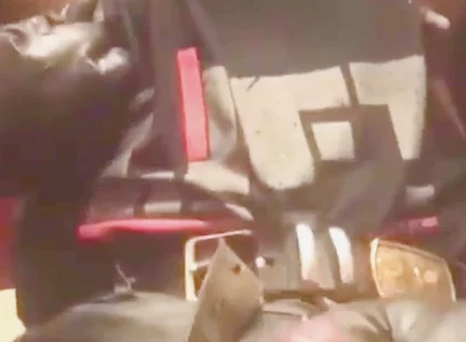 Black Dad Leather Jeans & Gloves BBC Rubbing to Ejaculation