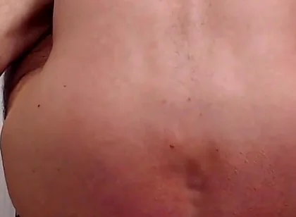 Quick Hard Fuck with Big Ribbed Dildo and Ruined Cum Milking