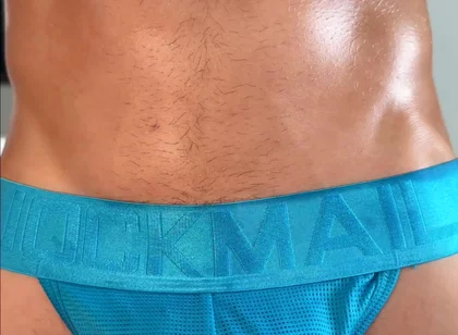 Cum Hard and Oil Body in Jocks