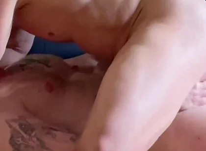 Muscle Coach Studs Dickmatized Hard - Gay Bareback Jock Action!