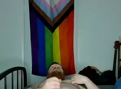 Long Wank Sesh with a Cum Shot at the End