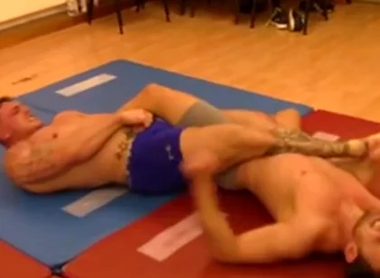 Aaron Vs Matt Submission Wrestling