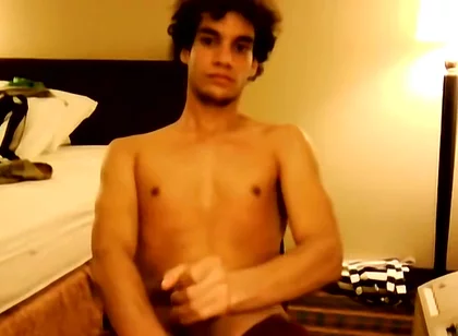 Tristan Hallister Wanks His Beautiful Cock For The Camera