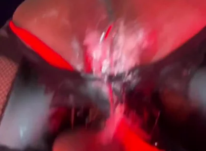 Super Horny Femboy Takes a Creamy Ride on Sex Toy - Surprise Fisting Moment